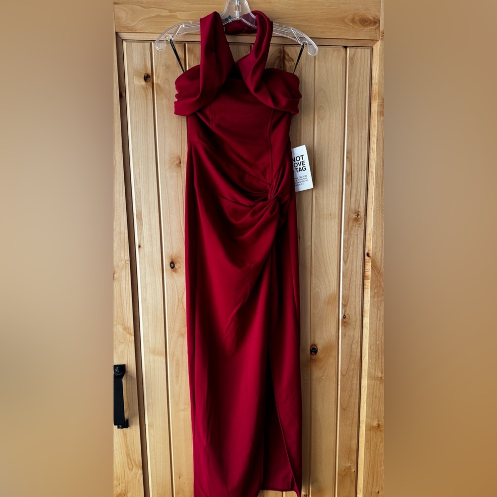 TFNC Simmic Maxi Halter Dress - Picture 2 of 13